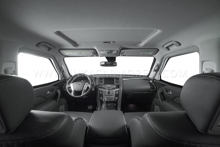Торпедо Infiniti QX80 5.6 Armored by Inkas 2020 года  (фото 7 из 11)